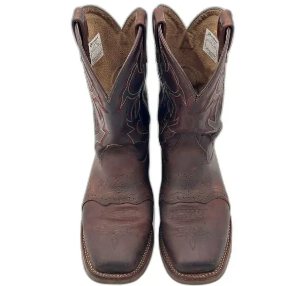 Double H - I.C.E. Saddle Vamp Western Work Boots – Broad Square Toe – M 10 - Picture 5 of 9